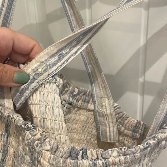 American Eagle smocked cross back mini dress size small - Picture 6 of 9